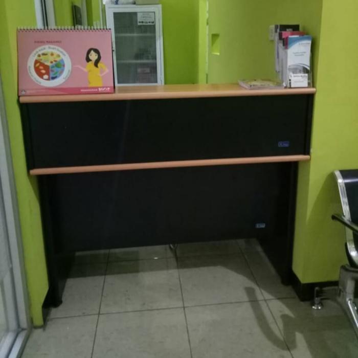 meja kantor meja resepsionis meja kasir uno 120 CM termurah