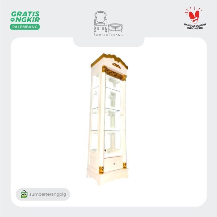 Lemari Hias 1 pintu Kaca Minimalis Lemari Pajangan Murah Lemari Piala