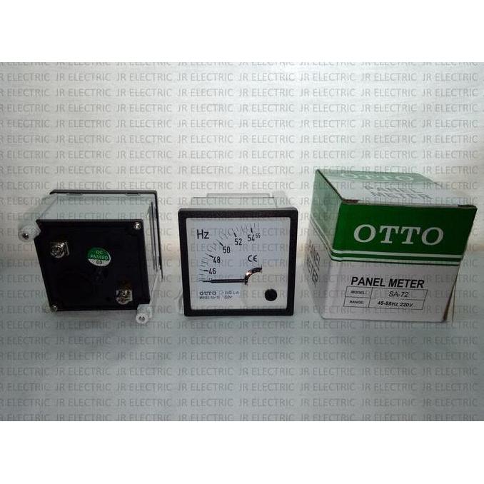 NEW - OTTO Panel Meter / Frequency Meter HZ Jarum Getar 50Hz SA-72 45-55HZ