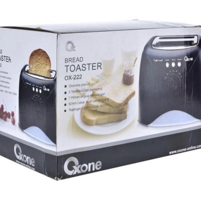 NEW - OXONE OX222-Pemanggang Roti/Bread Toaster/Pop Up Toaster Oxone ASLI