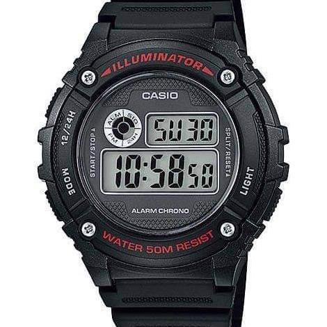 CASIO W-216H-1AVDF W-216H-1A JAM TANGAN ORIGINAL