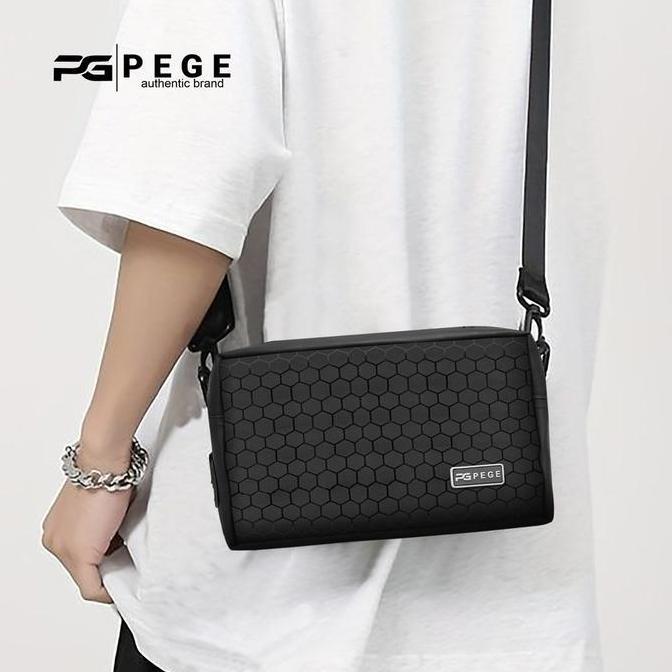 Gabrim- Tas Selempang Clutchbag Original Pege Carrol Handbag Tas Tangan Pria Wanita 3In1 Waterproof 