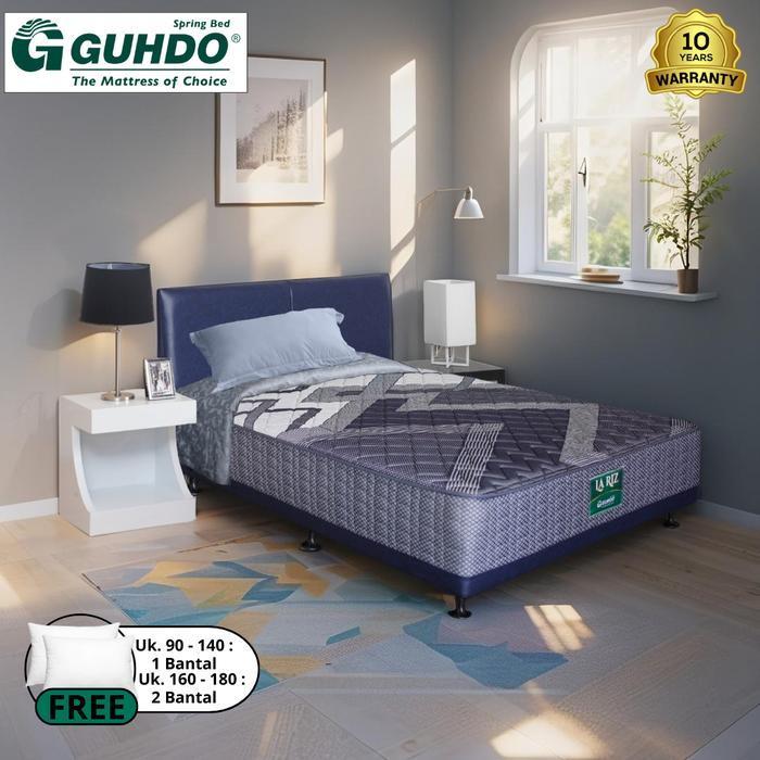 Kasur Guhdo Springbed Full Set La Riz Boxy Headboard Atlantik