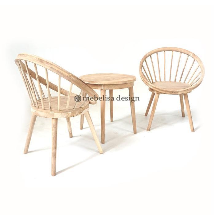Kursi Meja Teras Retro, Meja Kursi Teras Jati, Kursi Meja Teras Set