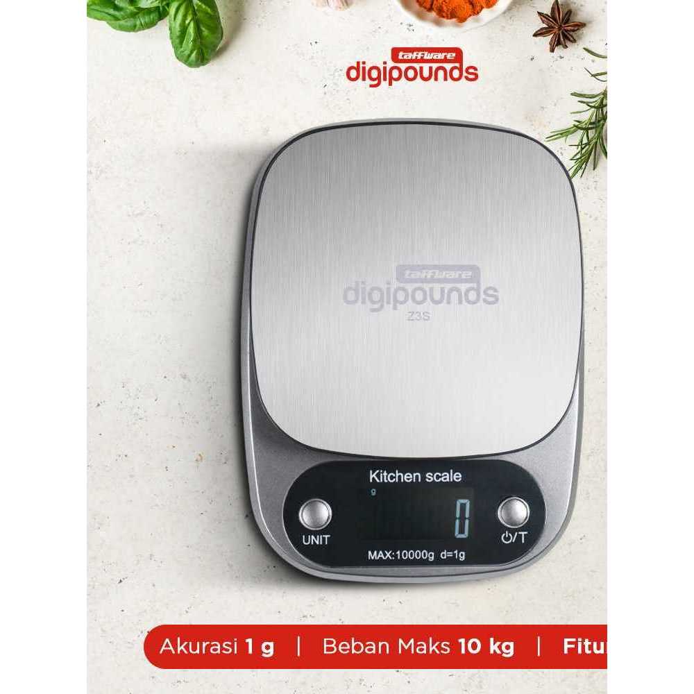 Timbangan Dapur Mini Digital Taffware Digipounds Scale 10kg / timbangan dapur / timbangan digital da