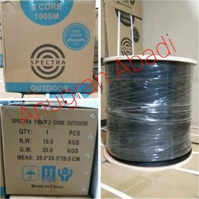 NEW kabel fo 2 core - kabel fiber optik 2core 1000m