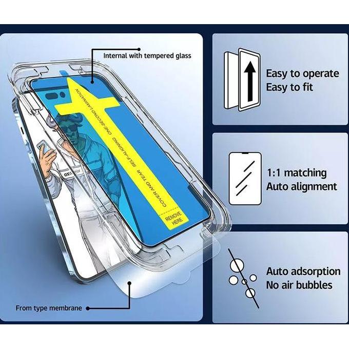 SUPERFIT Tempered Glass EASY INSTALL / EASY FIT Tempered