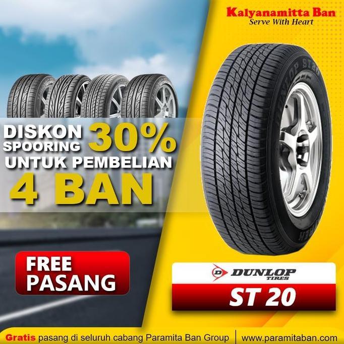 TERBARU - Ban Dunlop 235/60 R16 ST20 Ban Mobil Rush, Terios Ring 16