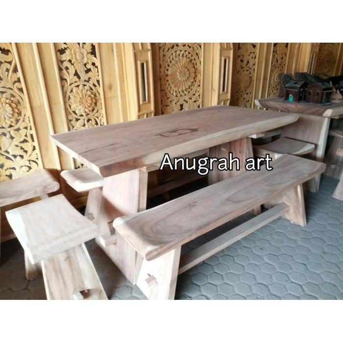 Meja trembesi meja makan trembesi meja sate trembesi uk meja P 150