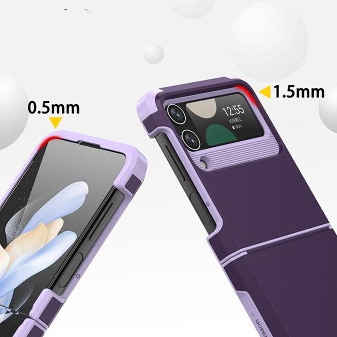 Casing Samsung Z Flip 3 Z Flip 4 Shock Proof Protective Hard Case