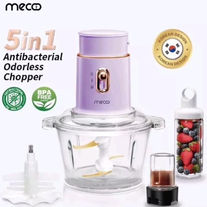 Mecoo Chopper Mecoo Most Aesthetic 5 in 1 Antibacterial Odorless Chopp