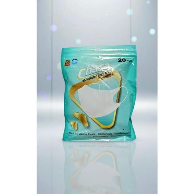 WESELTON Masker 3ply 3 Ply Duck Bill 3D Duckbill Dewasa Chasa 1 pack isi 20pcs Premium Quality Dispo