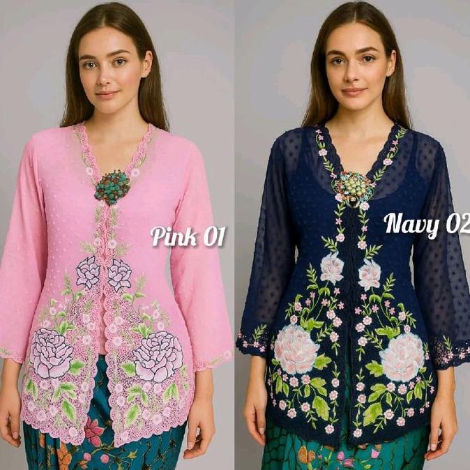 Atasan kebaya Encim premium Bahan katun rubiah//Kebaya encim PS