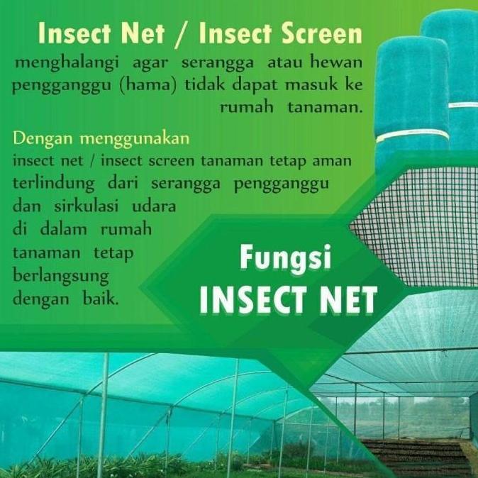 PROMO jaring insect net / kasa ( LEBAR 3 meter )
