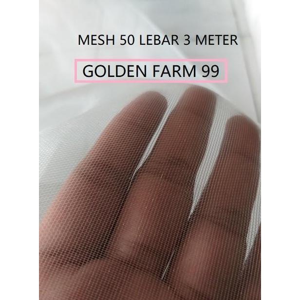 Jual insect net mesh 50 lebar 3 meter harga terjangkau