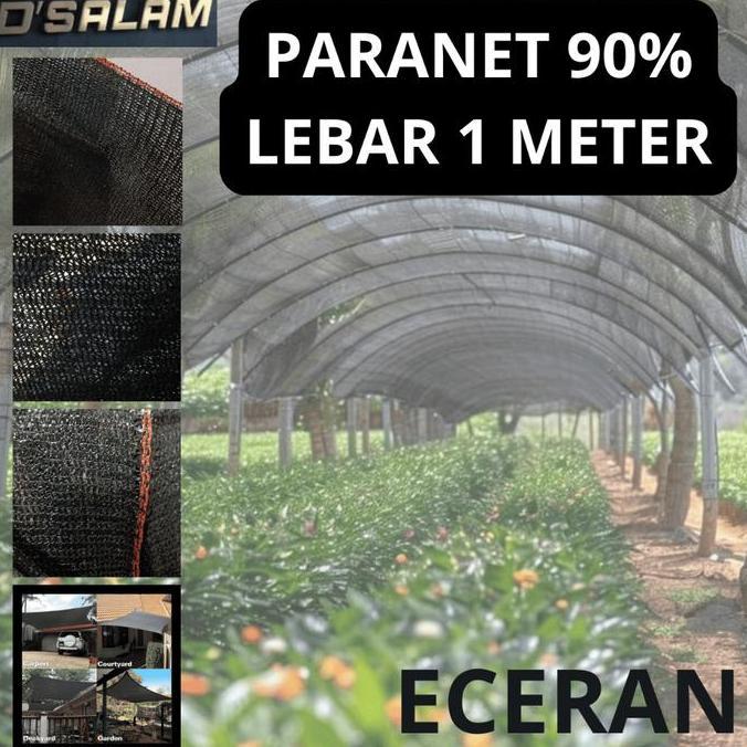 ZHOUCOZI Paranet 90% Lebar 1 Meter - ECERAN - Paranet Peneduh Anti UV