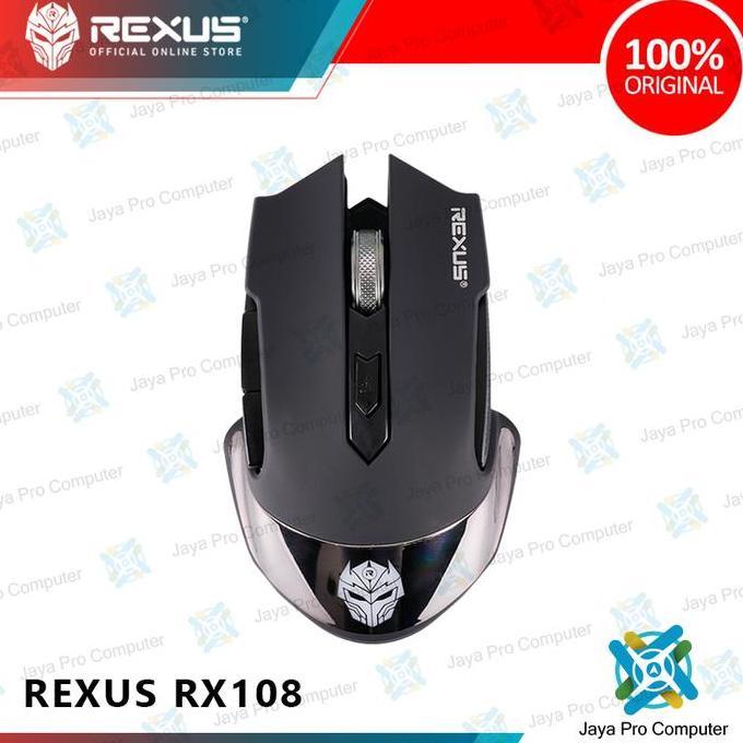 TERBARU - Mouse Gaming Rexus Xierra RX108 - Wireless RX 108 Gaming Mouse