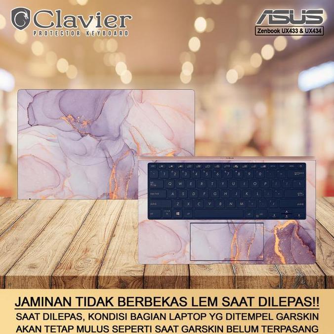 TERMURAH - Cover Garskin Laptop Asus ZenBook 14 UX434 UX434F UX434FL UX434FLC