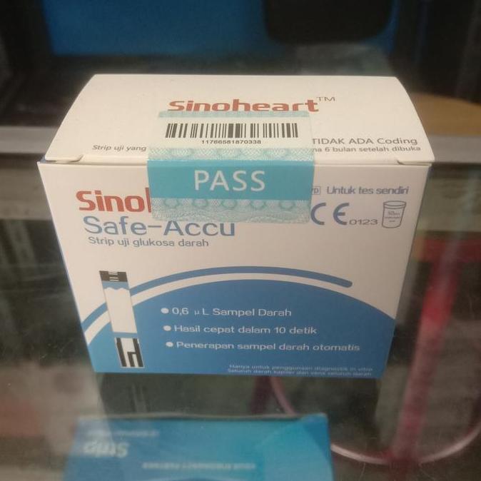 BEBAS ONGKIR - Strip Gula darah sinoheart/ Sinoheart glucose strip/gula darah