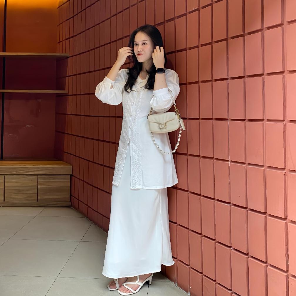 HIGH DEMAND Bora Tunik Linen Tunic Renda byvitafa.id