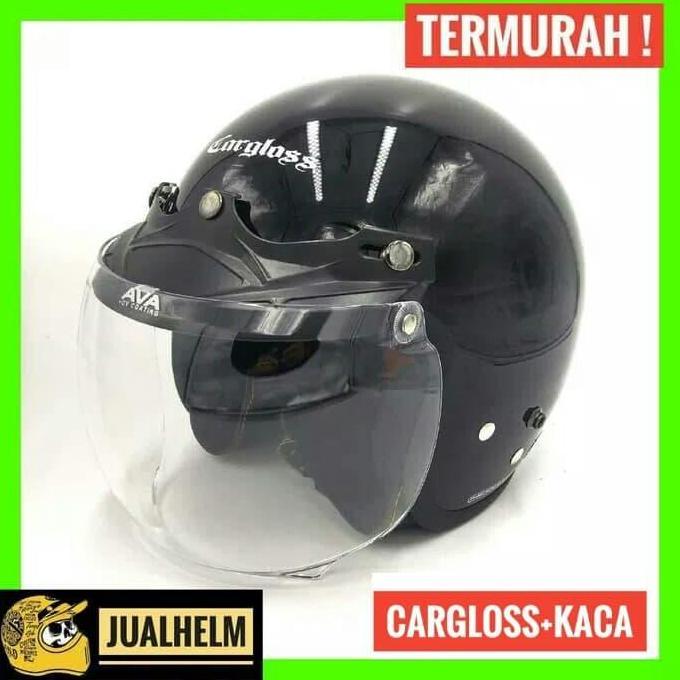 TERBARU - Helm Cargloss Dengan Kaca - Paketan Helm CARGLOSS