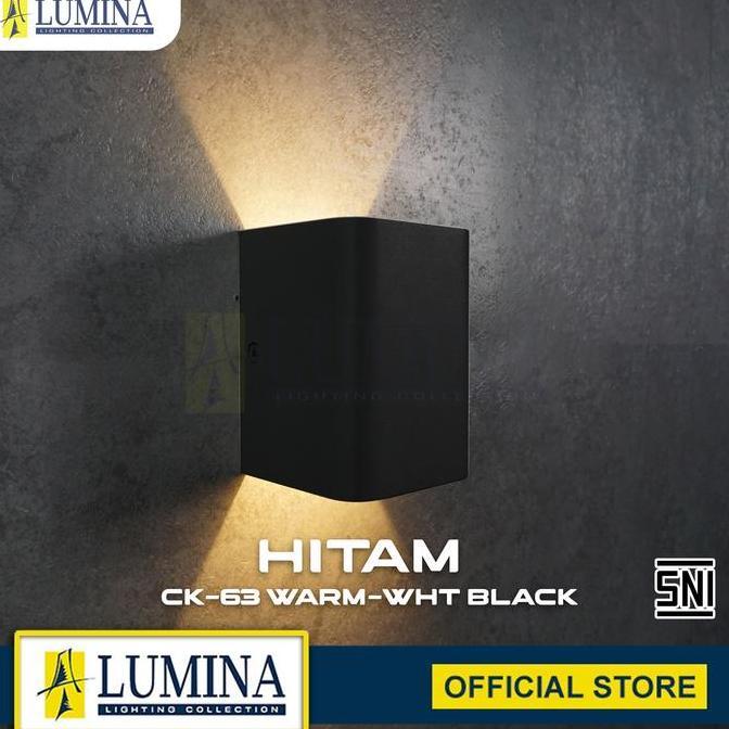 Lumina - Lampu Dinding Led Sorot 2 Arah Minimalis Ern Indoor Outdoor Wall Lamp Light Up Down Dekoras
