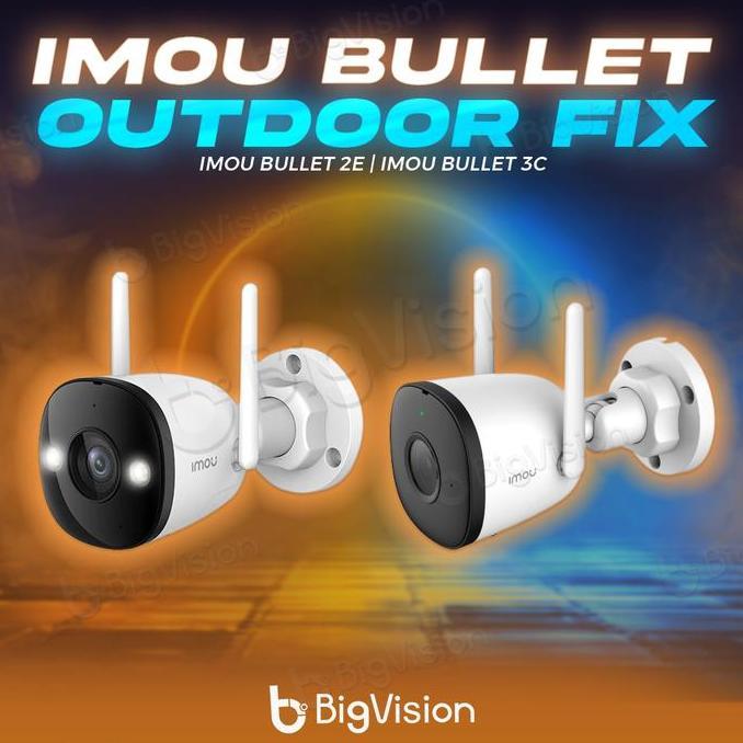 TERBARU - IMOU BULLET KAMERA CCTV WIFI CAMERA OUTDOOR FIX LENS