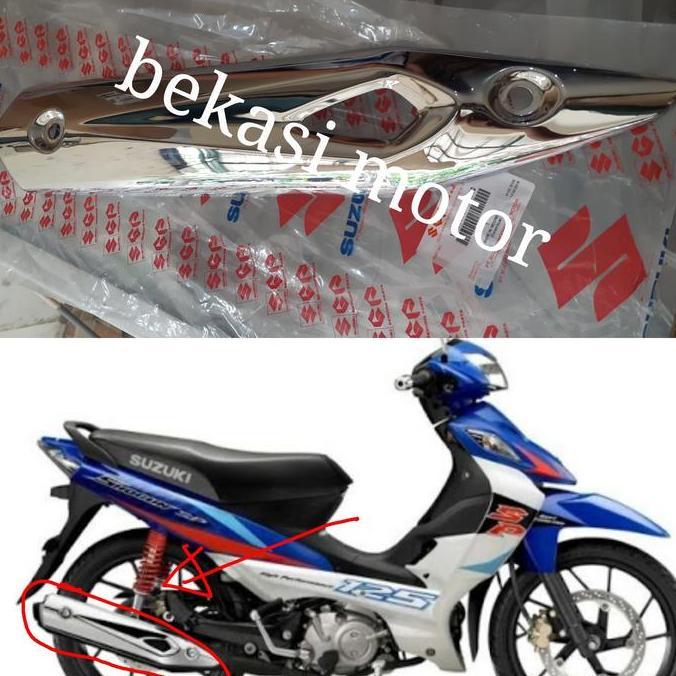 14780-16H00 Tameng Cover Knalpot Suzuki Shogun Fl Rr Robot Axelo Original