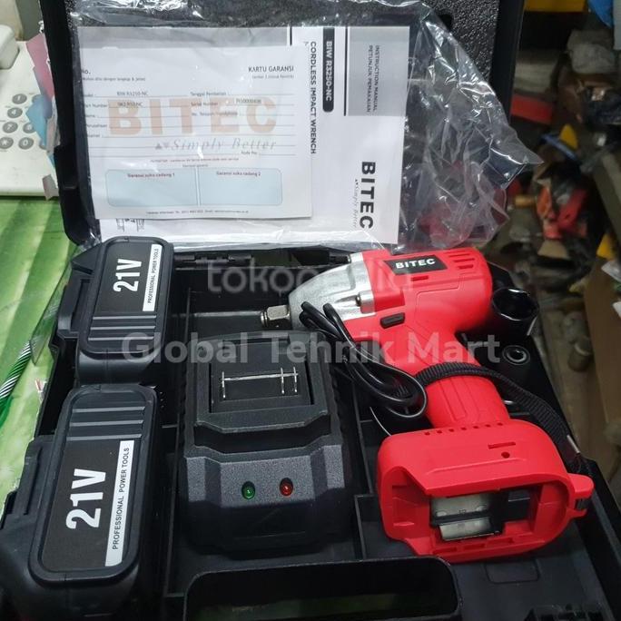 Ready Impact Wrench BITEC CORDLESS IMPACT WRENCH BIW R3250-NC buka baut