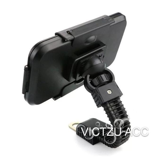 Holder Motor Waterproof Bracket HP GPS Handphone Anti air