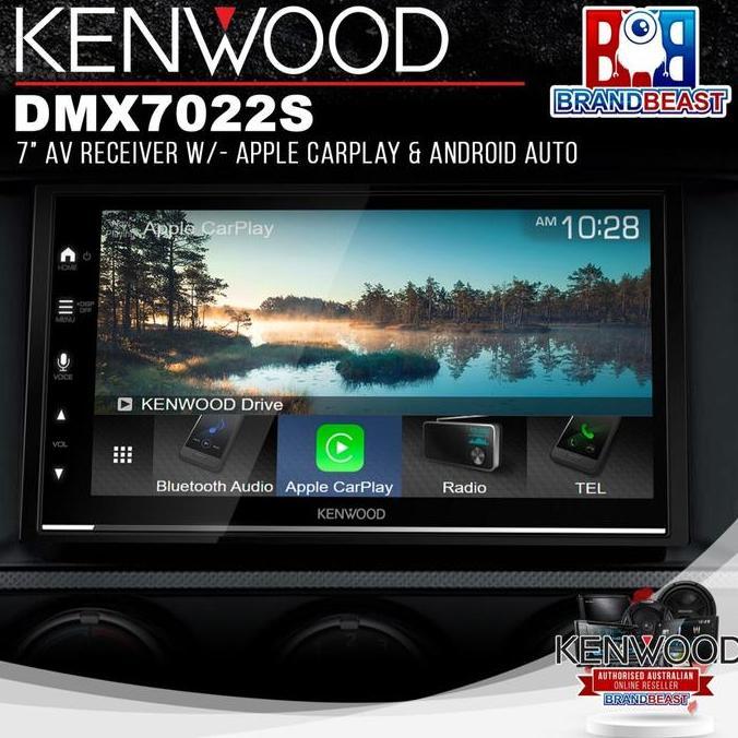 TERBARU - KENWOOD DMX7022S bt/android/carplay