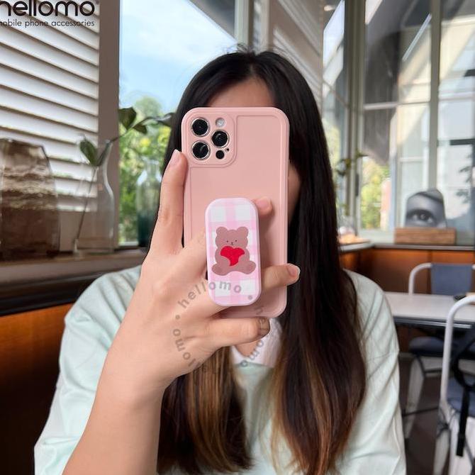 Poptok Phone Grip & Phone Stand Griptok Phone Holder Click On Grip Tok