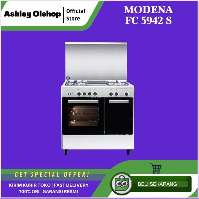 Kompor Standing Modena FC 5942 S Kompor 4 Tungku Modena FC5942S Freestanding Cooker [ORI]