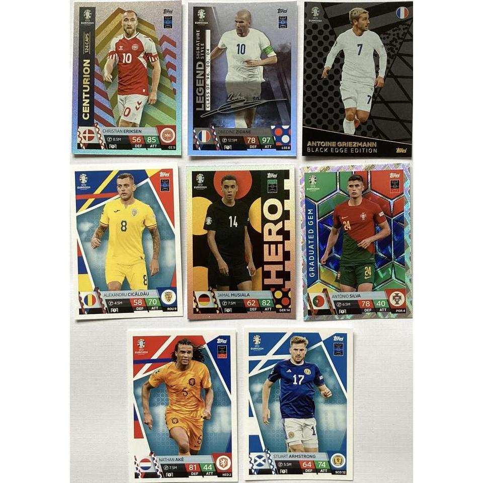 Topps Match Attax UEFA Euro 2024 Germany Official Trading Cards Booster Pack (8 Cards)