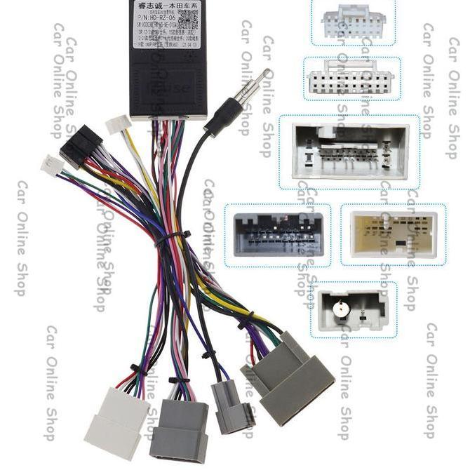 Kabel Soket Headunit Android Plug N Play CRV 2012-2017 + canbus CIVIC