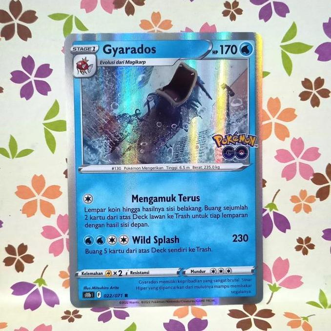 gyarados R pokemon go s10b | 022/071 pokemon tcg indonesia