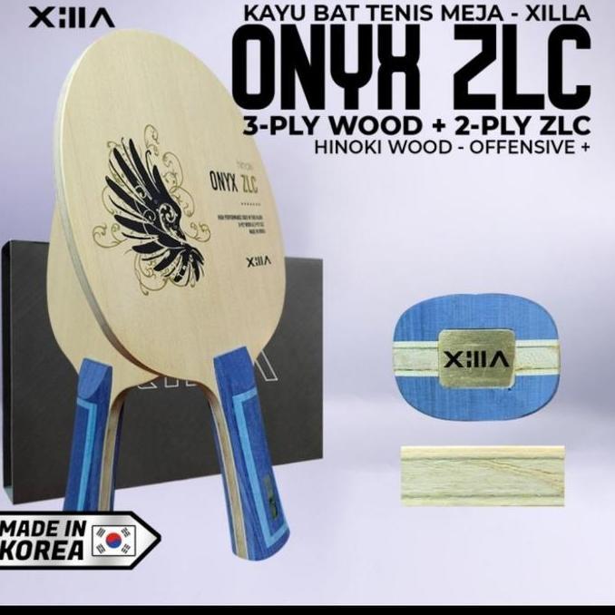 HARGA DISC - Kayu Bat Tenis Meja Pingpong Xilla Onyx ZLC Carbon Hinoki Offensive+