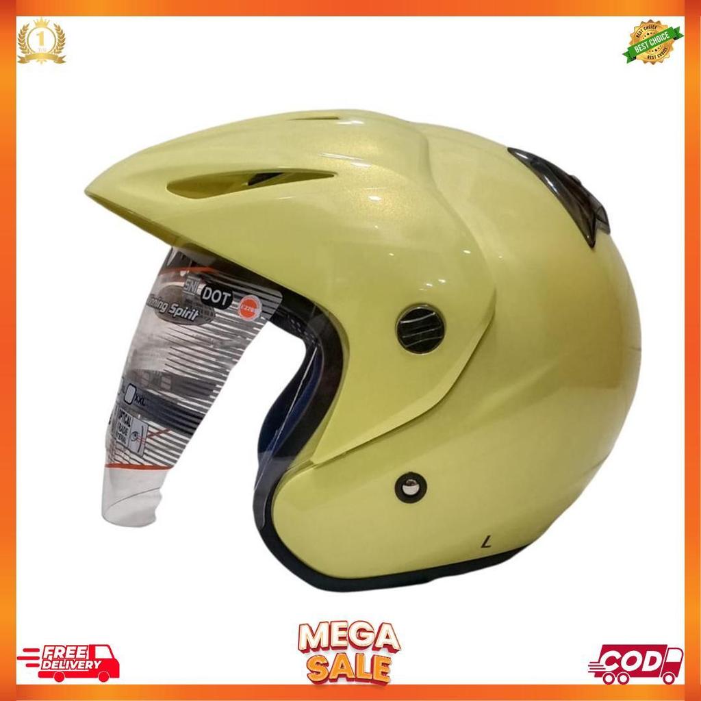 Helm Ink Cx 22 Light Yellow Cream Gold Original Helm Ink Cx22 Light Yellow Helm Ink Topi Asli Ori Ga