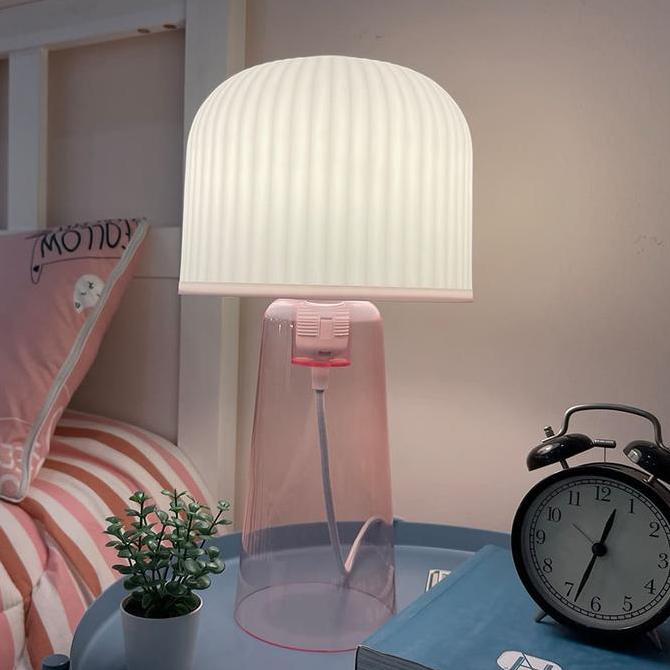 Promo Informa Belle Lampu Meja - Pink Muda Lampu Baca Penerangan Kamar Hias Dekorasi Rumah Pencahaya