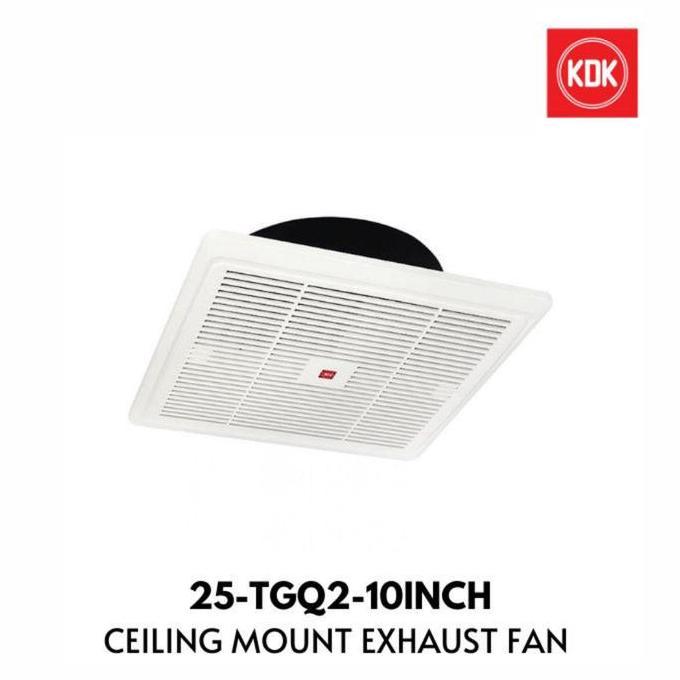 Exhaust Fan Plafon KDK 6" 8" 10" Inch Putih