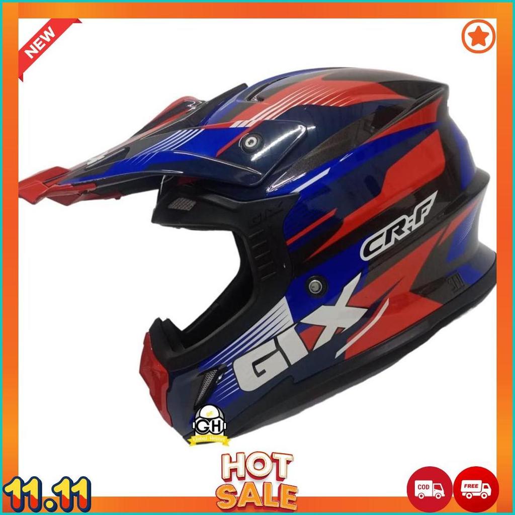 Helm Cross Gix Cross Motif Cr-F Gunmet Red Jpx Cross [H2]