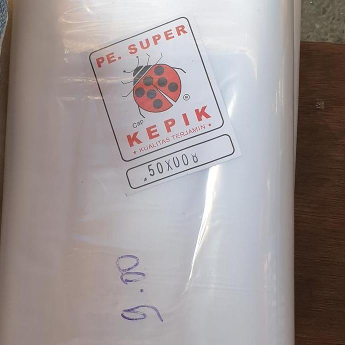 Picnpic- Plastik Pe Roll Bening Lebar 50 Cm Tebal 0,8 Mikron