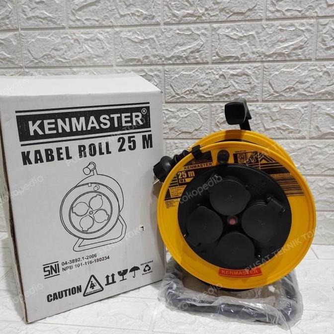 KABEL ROLL KENMASTER 25 METER SNI / KABEL ROLL KENMASTER SNI