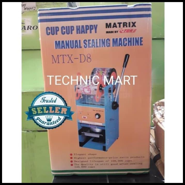TERLARIS MESIN CUP SEALER MURAH MATRIX MTX-D8 BY ETON/ALAT PRES GELAS