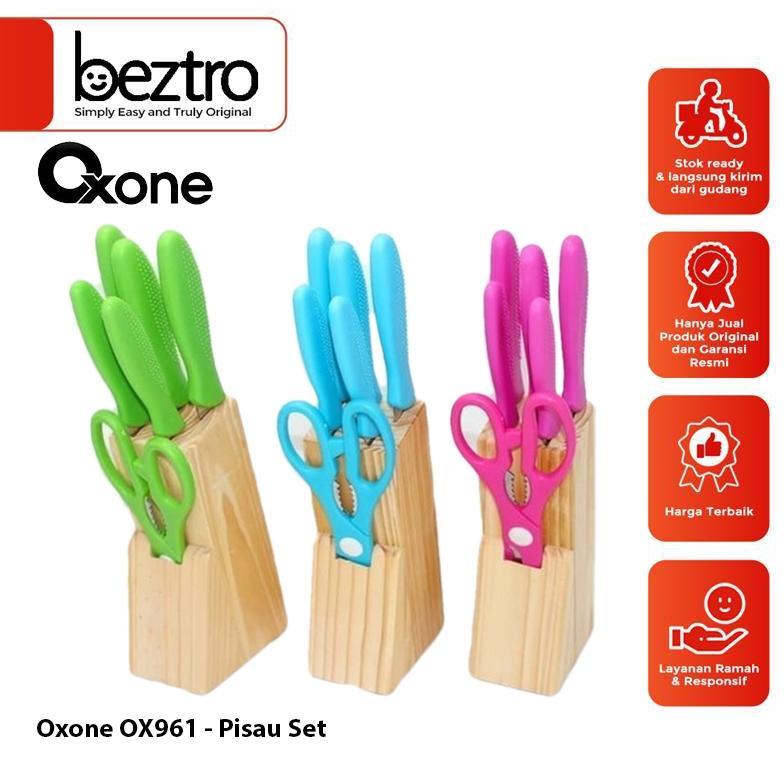 Oxone Pisau Set OX961 Knife Set Chef Knife Slicer Utility Knife OX-961