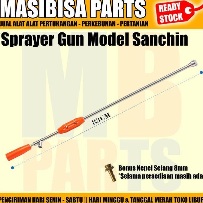 (PE) Stik / Gun Sprayer Model Sanchin panjang 85cm