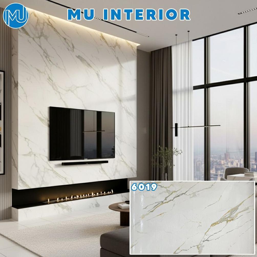 Stiker Marmer Roll ukuran 120x280cm / JUMBO / wallpaper marmer tebal / Wallpaper dinding / tahan air