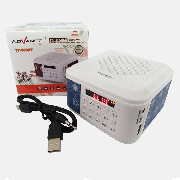 Speaker Murottal Alquran Anak Advance Tp600Bt/Speaker Bluetooth Advance Tp 600 Bt