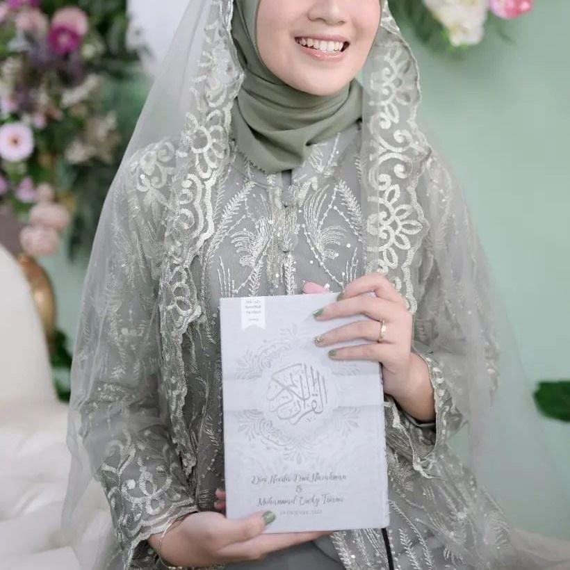 Al Quran Custom Nama Cover Suka Suka Bisa Tulis Nama Ukuran A5 ( Sedang )
