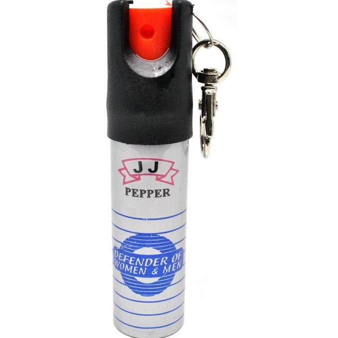 QINGACHO Semprotan Gas Air Mata JJ Guard Pepper Spray Keychain Pelindung Wanita